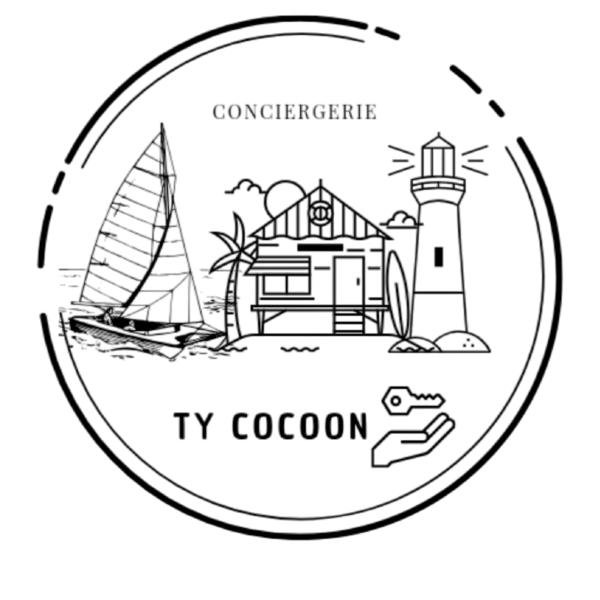 Logo Ty Cocoon conciergerie Logo Ty Cocoon conciergerie